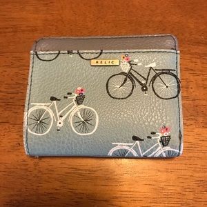 Relic wallet with bicycles